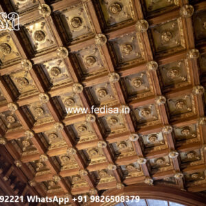 Wooden Classic Ceiling Design Pop Ceiling Ka Design No-10551