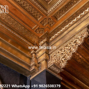 Wooden Classic Ceiling Design Pop Ceiling Light Design No-10574