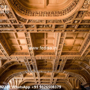 Wooden Classic Ceiling Design Minus Pop Design No-10575