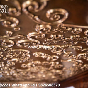 Wooden Classic Ceiling Design Pop Ceiling Led Light Design No-10582