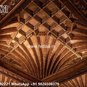 Wooden Classic Ceiling Design Pop Design For Small Office Ceiling No-10598