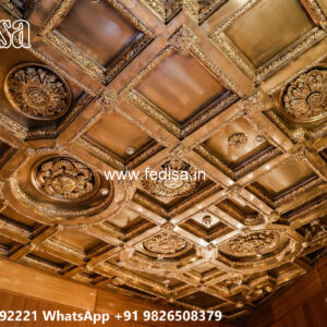 Wooden Classic Ceiling Design Pop Design Rate No-10601
