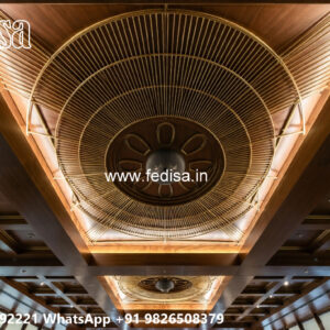 Wooden Classic Ceiling Design Room Pop Design 2026 No-10602