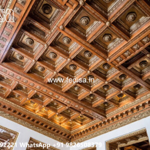 Wooden Classic Ceiling Design Best Pop Design For Home No-10617