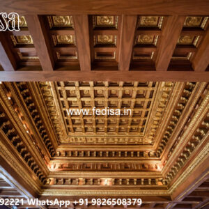 Wooden Classic Ceiling Design Pop Design Border No-10628
