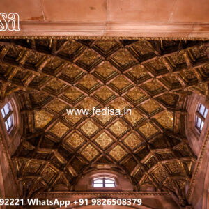 Wooden Classic Ceiling Design Pop Flower Design For Ceiling No-10649
