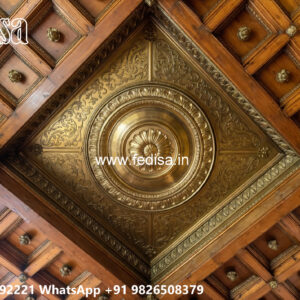 Wooden Classic Ceiling Design Bedroom Design Pop Ceiling No-10666