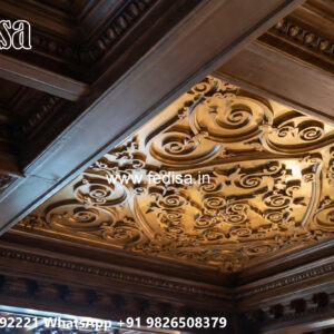 Wooden Classic Ceiling Design Minus Plus Ceiling No-10676