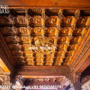 Wooden Classic Ceiling Design Ceiling Flower Design For Hall No-10694