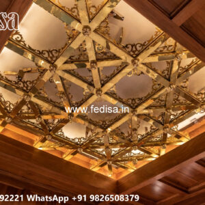 Wooden Classic Ceiling Design False Ceiling For Balcony No-10705