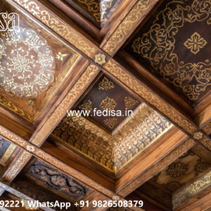 Wooden Classic Ceiling Design False Ceiling Arch Design No-10708