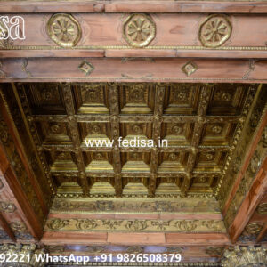 Wooden Classic Ceiling Design Latest Pop Arch Design No-10711