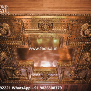 Wooden Classic Ceiling Design Chat Ki Pop Design No-10716