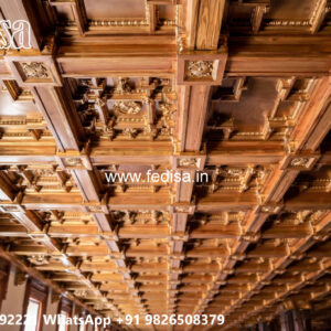 Wooden Classic Ceiling Design Tv Stand Pop Design No-10725