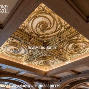 Wooden Classic Ceiling Design Fall Ceiling Design New No-10727