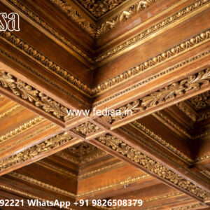 Wooden Classic Ceiling Design False Ceiling Design Color No-10730