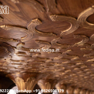 Wooden Classic Ceiling Design False Ceiling In Hall No-10734