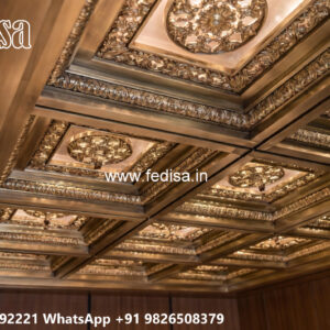 Wooden Classic Ceiling Design Pop Farma Design No-10748