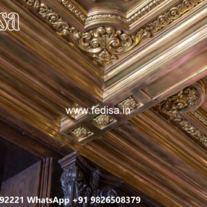 Wooden Classic Ceiling Design Pop Ceiling Models No-10758
