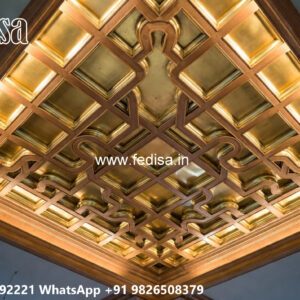 Wooden Classic Ceiling Design Pop Chhat Ka Design No-10798