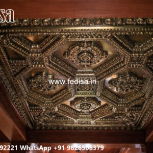 Wooden Classic Ceiling Design Pop Ka Phool No-10805