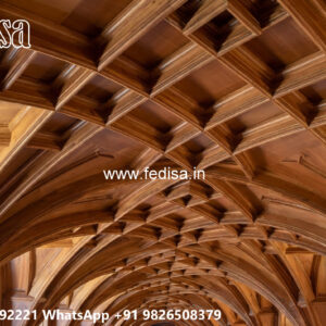 Wooden Classic Ceiling Design Pop Minus Plus New Design No-10832
