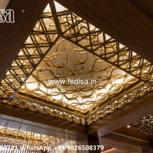Wooden Classic Ceiling Design Pop New Latest Design No-10852