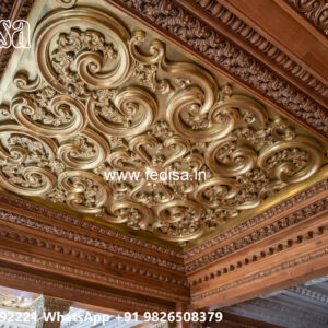 Wooden Classic Ceiling Design P0p Ceiling Design No-10855