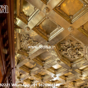 Wooden Classic Ceiling Design Readymade Pop Ceiling Design No-10858