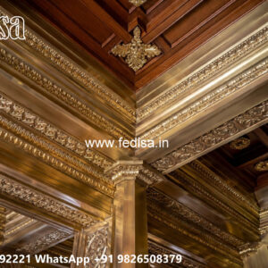Wooden Classic Ceiling Design False Ceiling Center Design No-10864