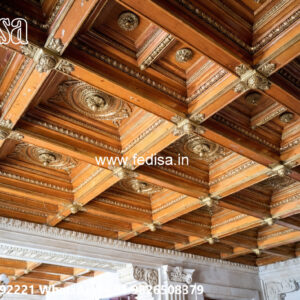 Wooden Classic Ceiling Design Pop Ki Sada Design No-10871