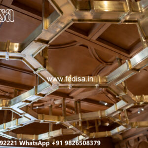 Wooden Classic Ceiling Design Room Chhat Design No-10872