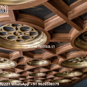 Wooden Classic Ceiling Design Royal Pop Design No-10876