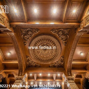 Wooden Classic Ceiling Design Ceiling Design Border No-10878