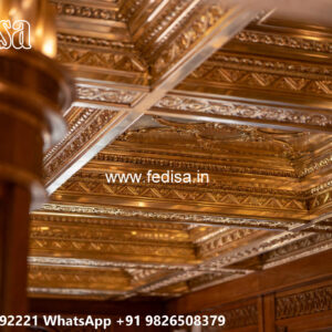 Wooden Classic Ceiling Design Pop Ki Chhat Ki Design No-10886