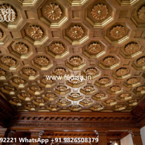 Wooden Classic Ceiling Design Fall Ceiling Design For Lobby No-10887