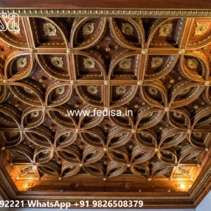 Wooden Classic Ceiling Design Room Pop Design 2026 No-10894