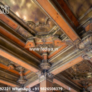 Wooden Classic Ceiling Design Pvc False Ceiling Design For Balcony No-10903