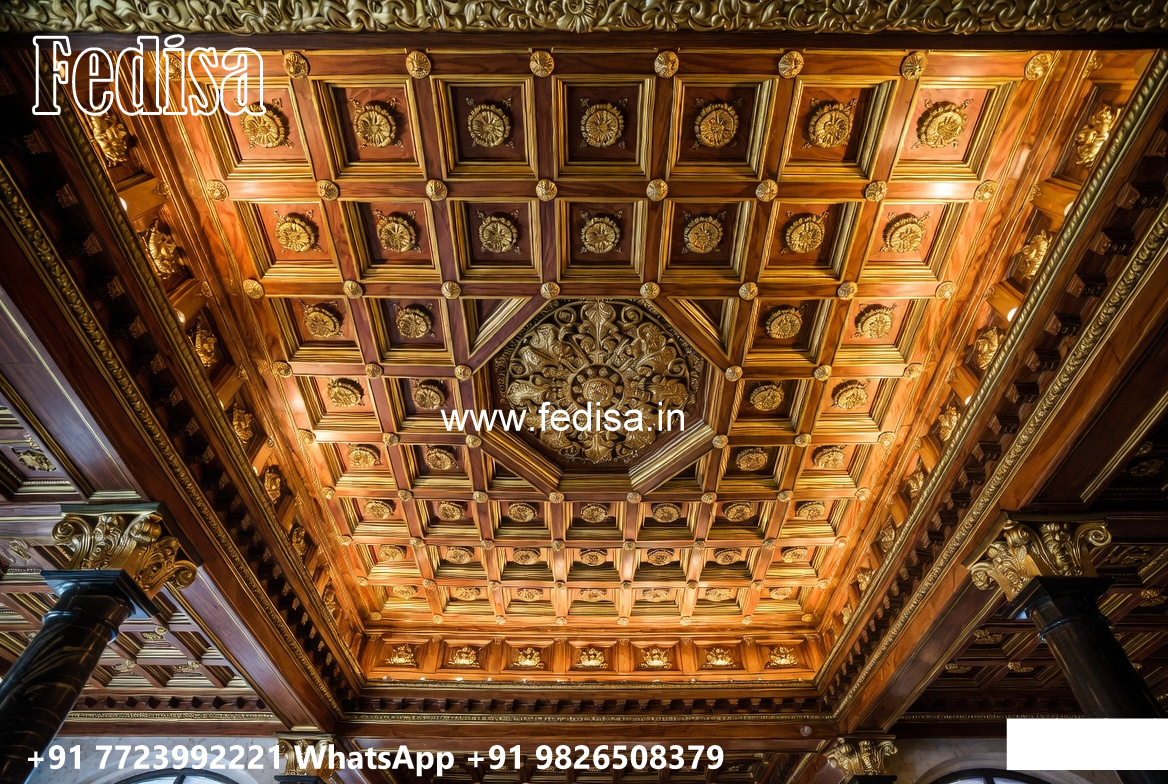 Wooden Classic Ceiling Design False Ceiling New Model No-10919