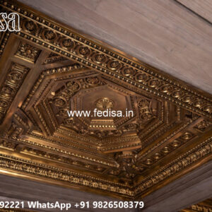 Wooden Classic Ceiling Design Down Ceiling Ka Design No-10921