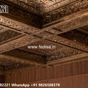 Wooden Classic Ceiling Design Pop Flower Design For Roof Price No-10923