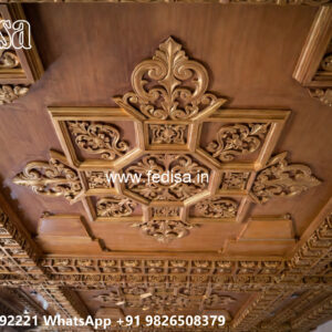 Wooden Classic Ceiling Design Fol Selig Dijain No-10941