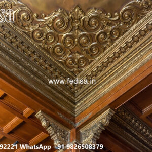 Wooden Classic Ceiling Design Pop Design Bedroom 2026 No-10945