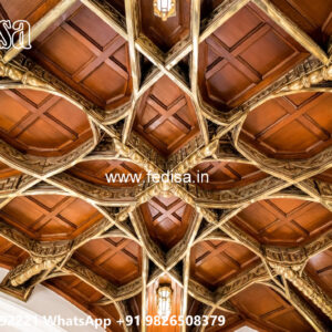Wooden Classic Ceiling Design Pop Design For Tv No-10946