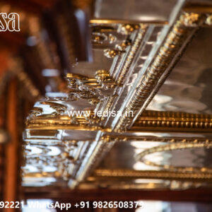 Wooden Classic Ceiling Design Building Pop Design No-10948