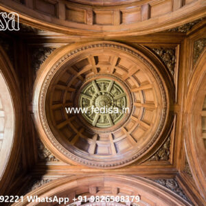 Wooden Classic Ceiling Design Living Hall False Ceiling Design No-10964