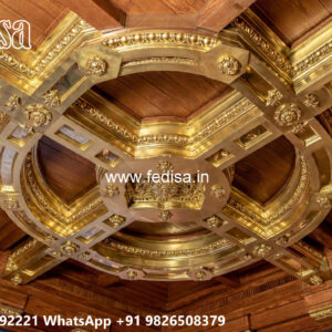 Wooden Classic Ceiling Design Pop Ke Design Simple No-10968