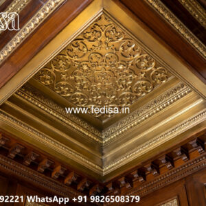Wooden Classic Ceiling Design Simple Ceiling Design With Cement No-10976