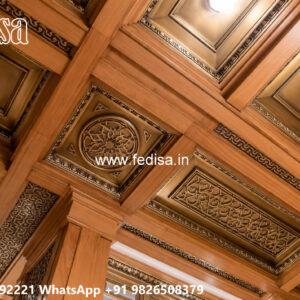 Wooden Classic Ceiling Design Ceiling Pop Price No-10984