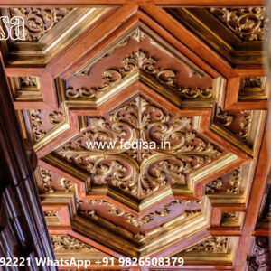 Wooden Classic Ceiling Design Plus Minus Pop Design For Stairs No-10991